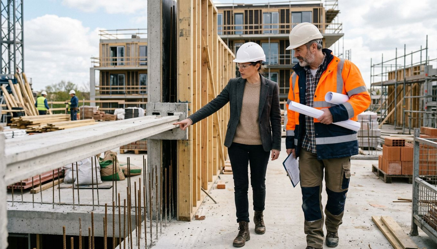 Ce que révèle la première visite de chantier sur la qualité d’une construction